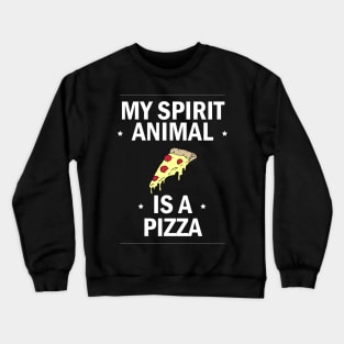 My Spirit Animal is a Pizza (v. 2) Crewneck Sweatshirt